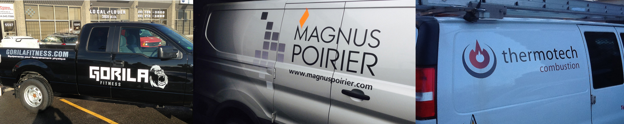 Lettrage et habillage de camions
